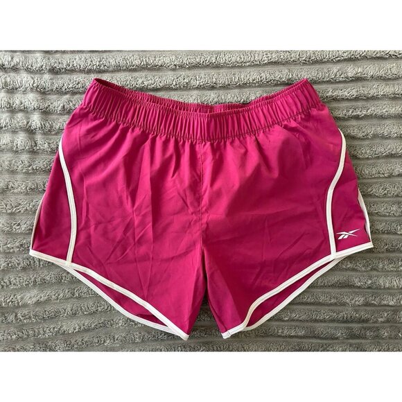 Reebok Womens ID Train Woven Short Pink Size  Medium New - Picture 3 of 12